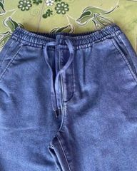 QUẦN JEANS GU LƯNG THUN CẮT MẠC