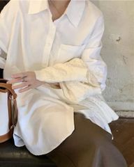SƠ MI PULL&BEAR TRẮNG