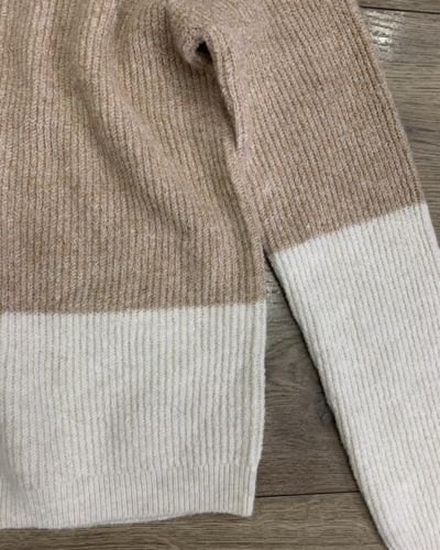 ÁO LEN VERO MODA GÂN CỔ TRÒN PHỐI MÀU