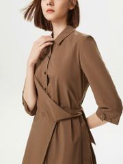 ĐẦM XECOP TAY DÀI NÂU