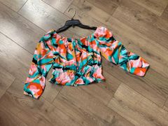 ÁO WAREHOUSE BÔNG CROPTOP