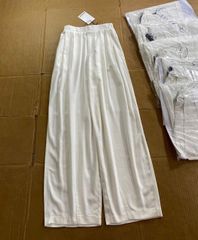 QUẦN LINEN BERSHKA BAGGY TRẮNG