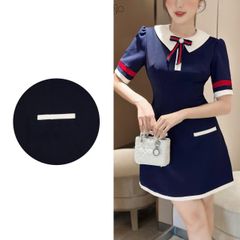 ĐẦM TOMMY XANH ĐEN