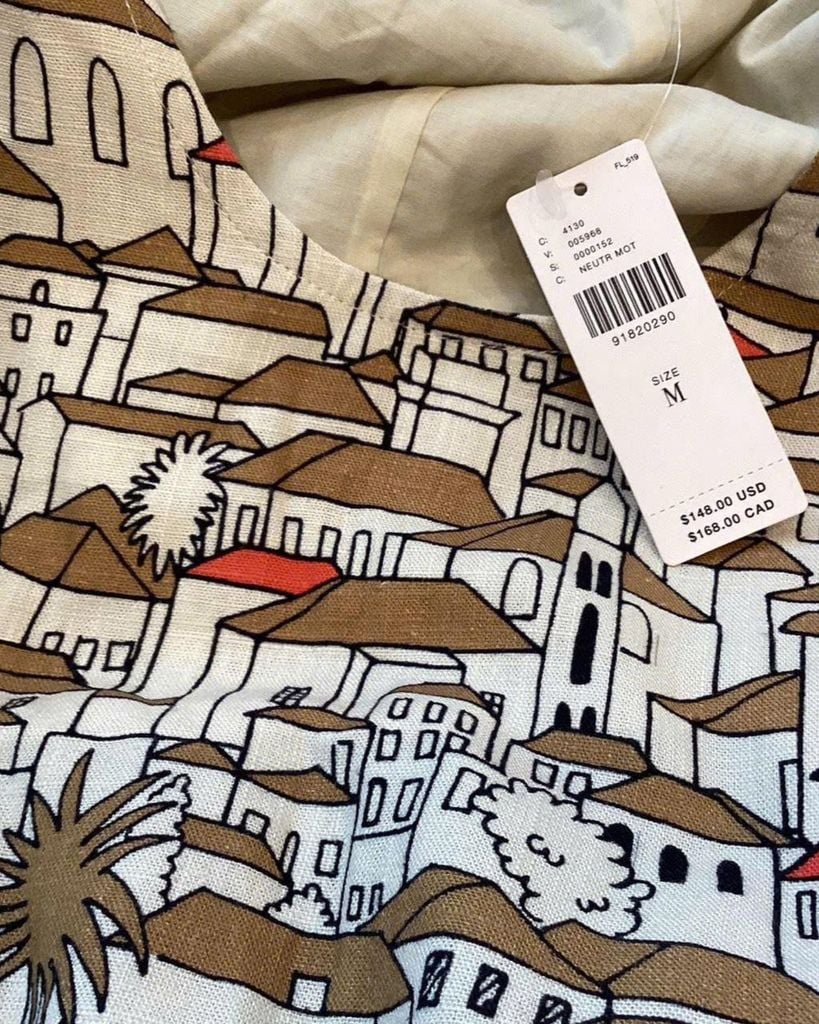 ĐẦM JOHN LEWIS LINEN 2 MÀU