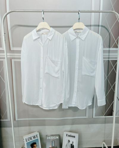 SƠ MI PULL&BEAR TRẮNG