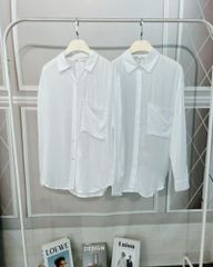 SƠ MI PULL&BEAR TRẮNG