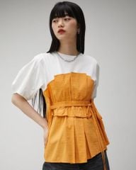 ÁO AZUL PHỐI THUN