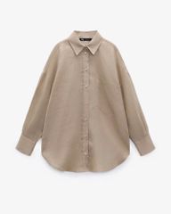 SƠ MI ZARA LINEN TAY DÀI