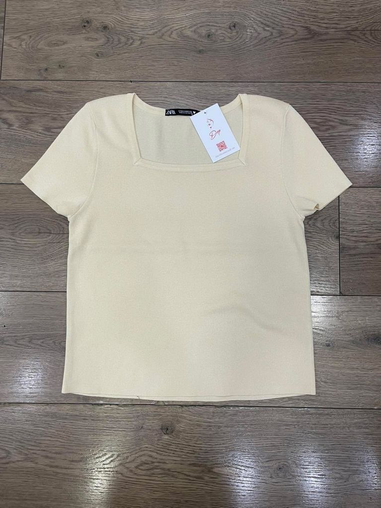 ÁO LEN ZARA CỔ VUÔNG 4 MÀU