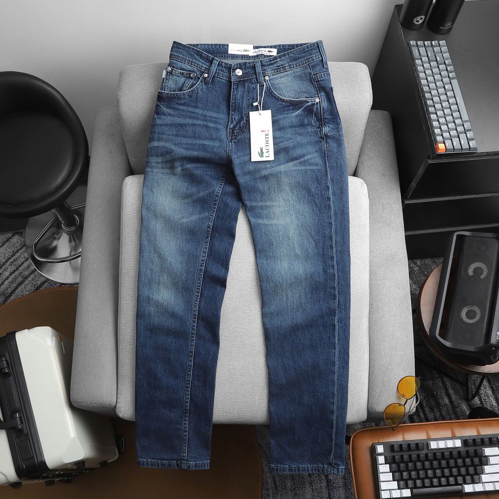 QUẦN JEANS LACOSTE CÁ SẤU NAM