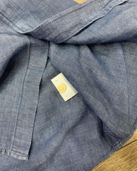 SƠ MI UNIQLO LINEN MÀU XANH