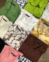 SƠ MI ZARA LINEN TAY DÀI