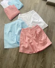 SHORT ZARA LINEN BA MÀU
