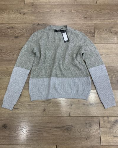 ÁO LEN VERO MODA GÂN CỔ TRÒN PHỐI MÀU
