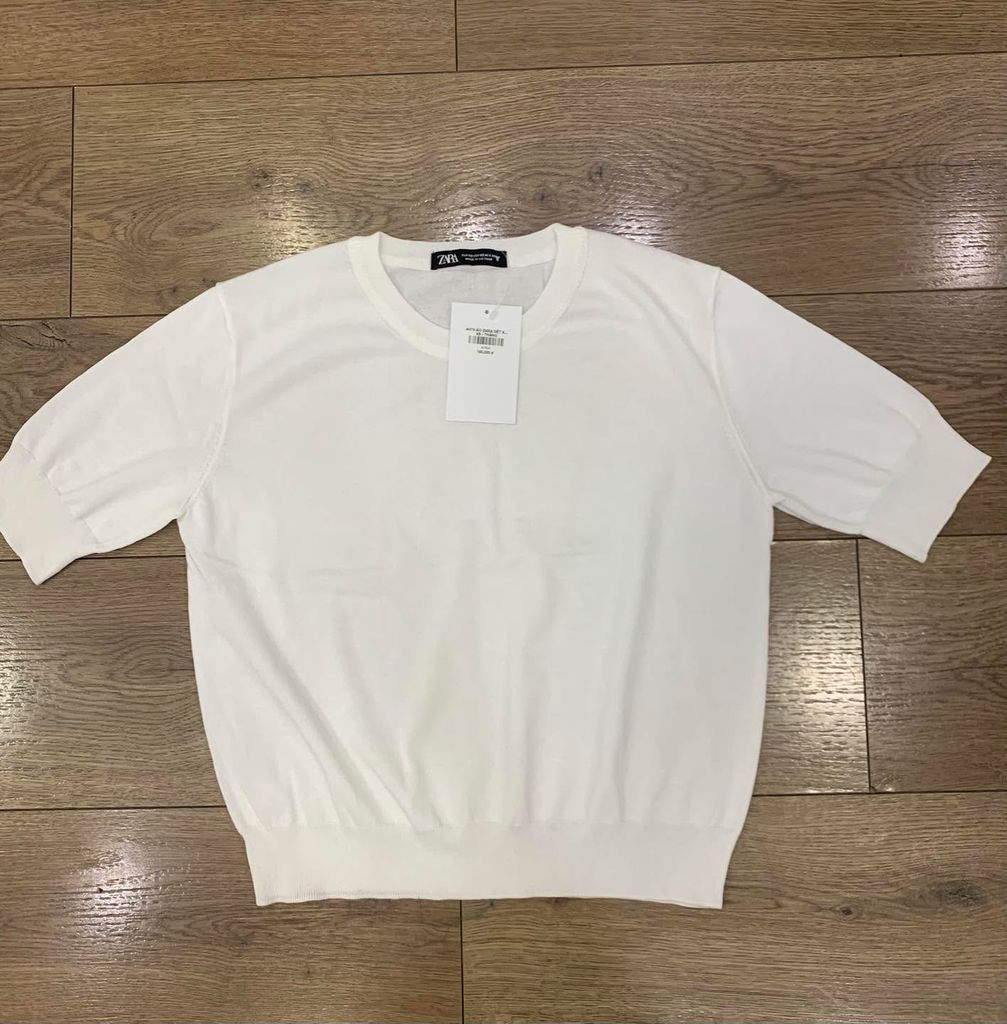 ÁO LEN ZARA CỔ TRÒN TAY BO