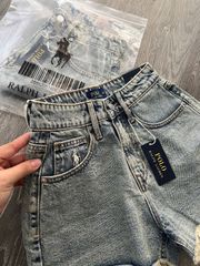 QUẦN SHORT JEAN POLO XÁM