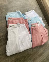 SHORT ZARA LINEN BA MÀU