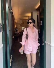 SƠ MI MASSIMO TRẮNG HỒNG