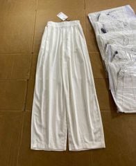 QUẦN LINEN BERSHKA BAGGY TRẮNG