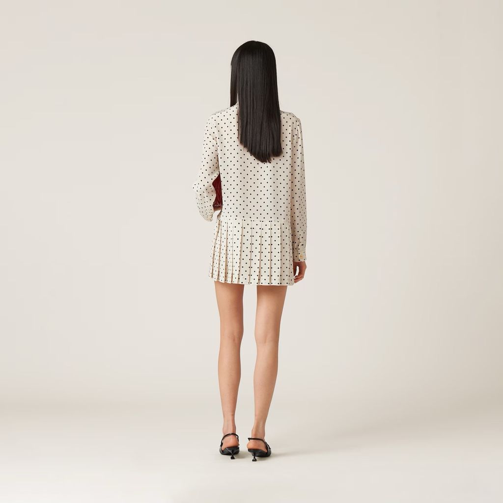 ĐẦM MISS SELFRIDGE TAY DÀI CHẤM BI