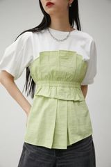 ÁO AZUL PHỐI THUN