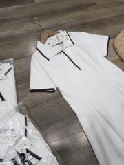 ĐẦM ZARA TRẮNG CỔ VIỀN