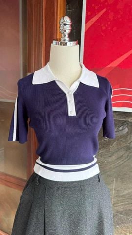 ÁO LEN ZARA CỔ TRẮNG