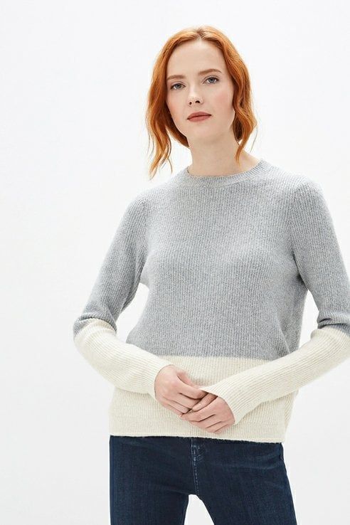 ÁO LEN VERO MODA GÂN CỔ TRÒN PHỐI MÀU