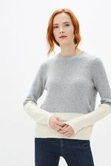 ÁO LEN VERO MODA GÂN CỔ TRÒN PHỐI MÀU