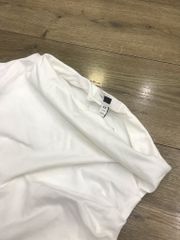 ÁO LỆCH VAI TRẮNG