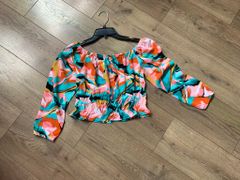 ÁO WAREHOUSE BÔNG CROPTOP