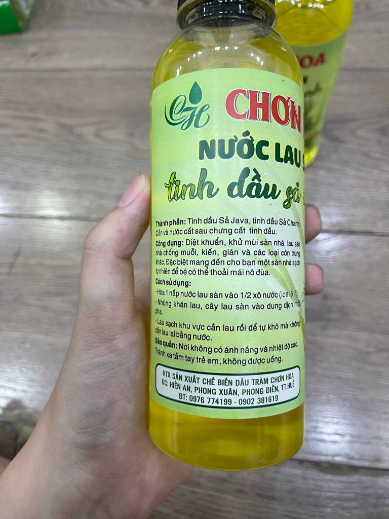 LAU SÀN TINH DẦU TRÀM 500ML