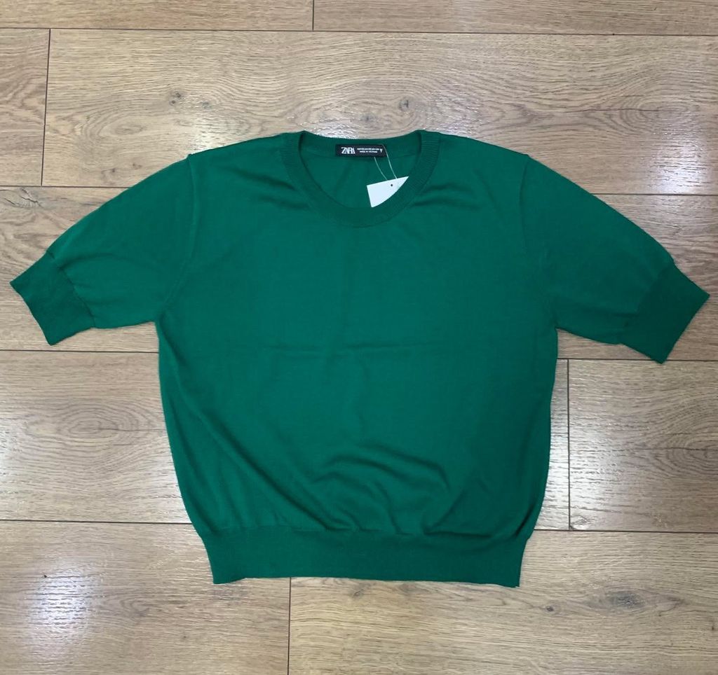 ÁO LEN ZARA CỔ TRÒN TAY BO