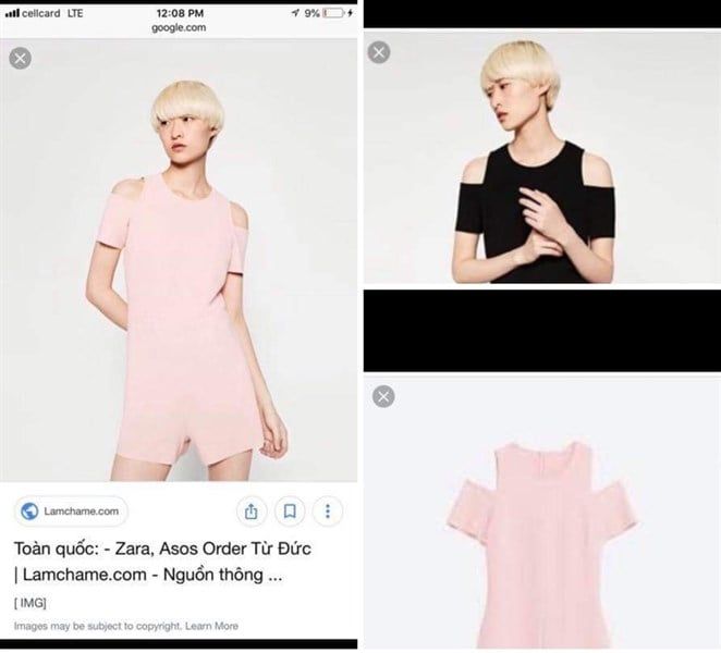 jumpsuit zara hở vai , hồng đen
