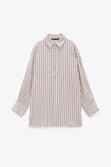 SƠ MI ZARA SỌC LỤA RỘNG