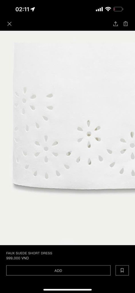 ĐẦM ZARA LAI ĐỤC LỖ