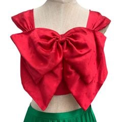 Áo Mithchell  nơ croptop
