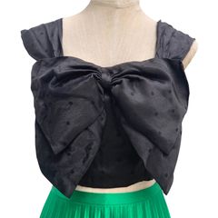 Áo Mithchell  nơ croptop