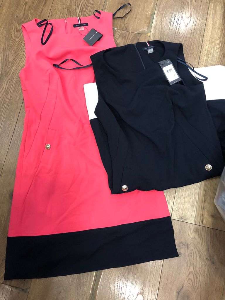 ĐẦM TOMMY SÁT NÁCH 2 MÀU