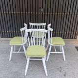  Ghế gỗ windsor đệm vải 