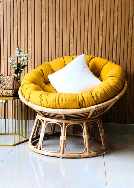  Ghế Papasan Vàng 