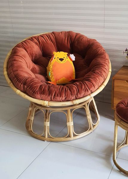  Ghế papasan nâu đất 