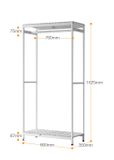  Tủ treo quân áo 800 khung sắt tĩnh điện - iron shelf hanger 800 