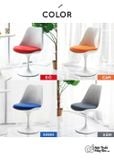  Ghế Nhựa Nệm Xoay - Glass Chair 