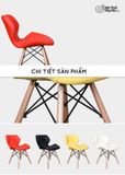  Ghế Nệm Tam Giác Chân Gỗ 