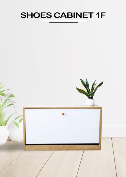  Tủ giày 1 tầng - trắng 