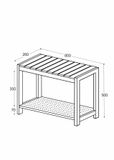  Kệ đa năng 2 tầng - iten iron bench 