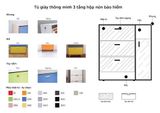  Tủ giày 3 tầng plus 14 