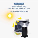  Đèn Trụ Vuông Sân Vườn Năng Lượng Mặt Trời MĐ122 