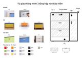  Tủ giày 3 tầng plus 22 
